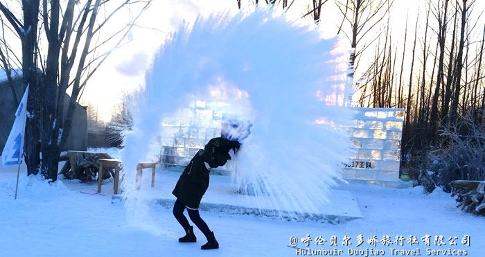 冬季的海拉尔冰雪