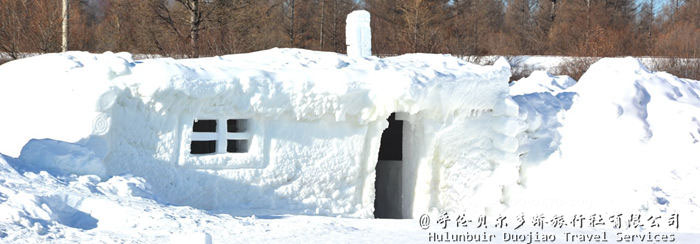 阿尔山森林公园冰雪景观